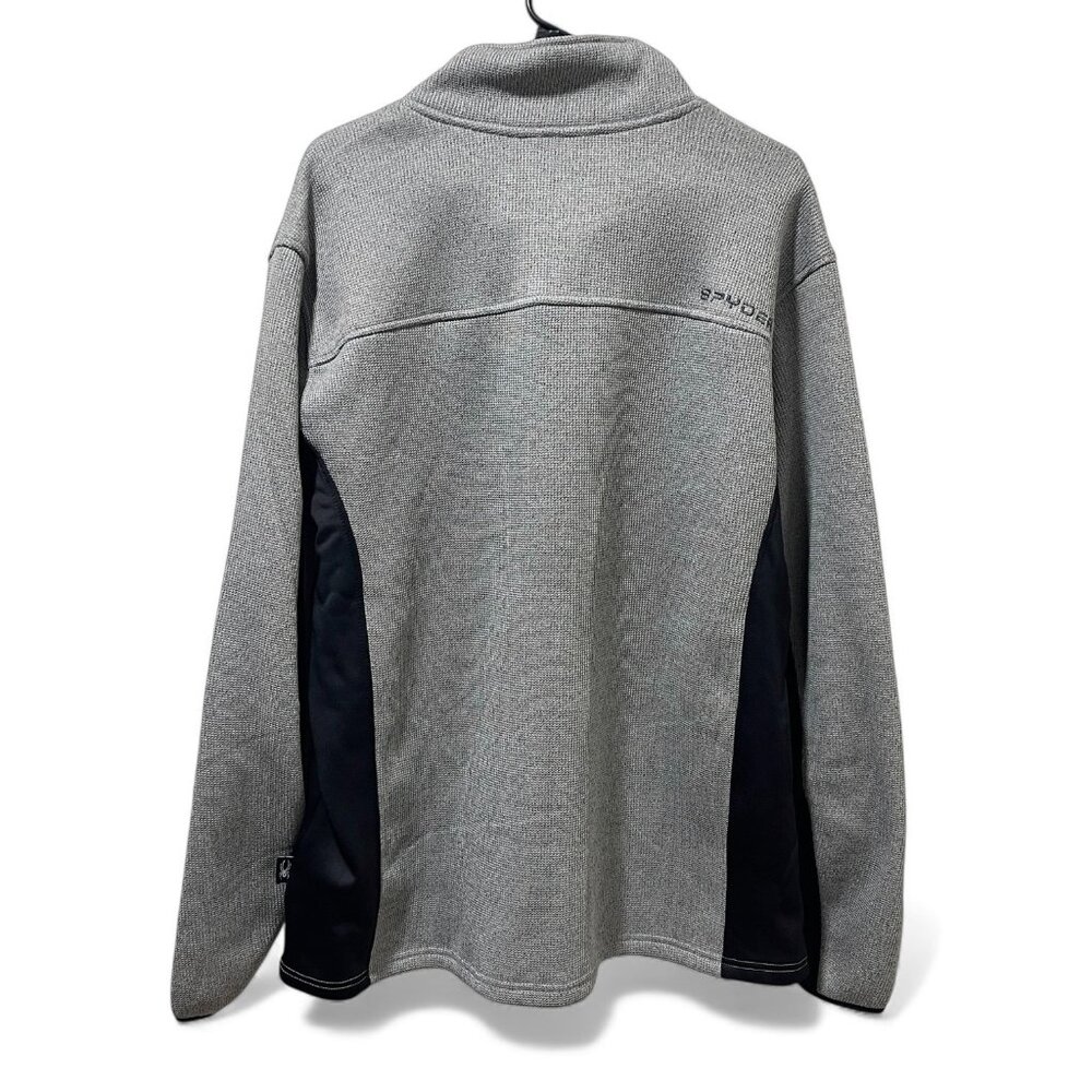 Spyder Men's Relaxed Fit Full Zip Jacket, XXL, Gray, New - Picture 2 of 14